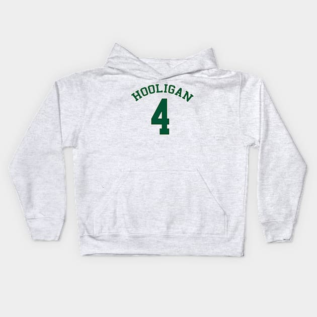 HOOLIGAN 4 for St Patricks Day Kids Hoodie by Scarebaby